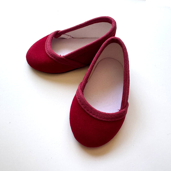 Red Velvet Shoes fit American Girl