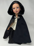 Black Velvet Doll Cloak