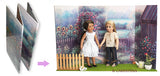Doll Scene Backdrop Reversible Summer to Fall