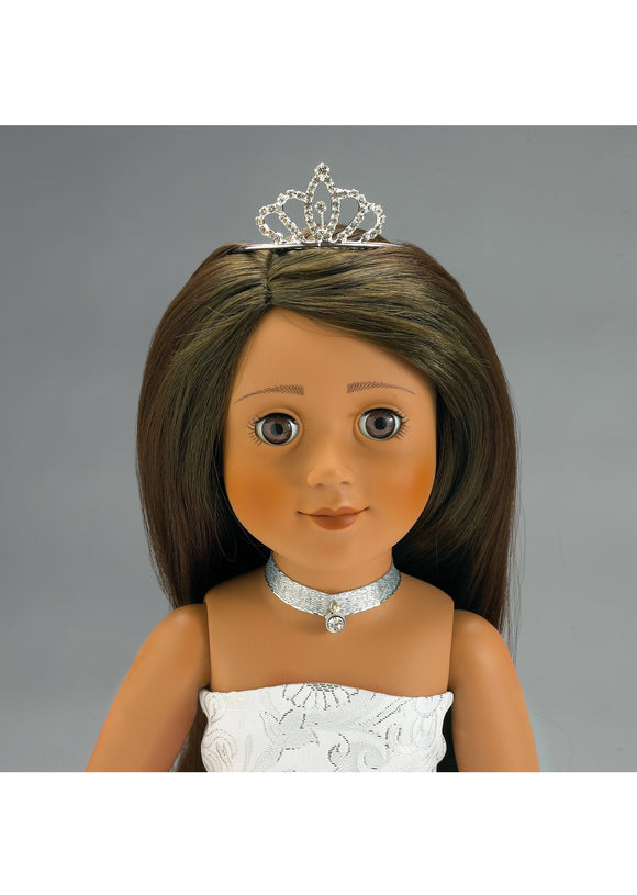 Silver Tiara for 18 inch Dolls