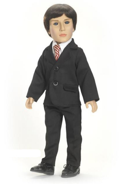 Black Suit Outfit for 18 inch Boy Dolls