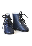 Blue Ankle Boots for 18 inch Boy Dolls
