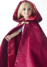 Red Berry Velvet Doll Cloak