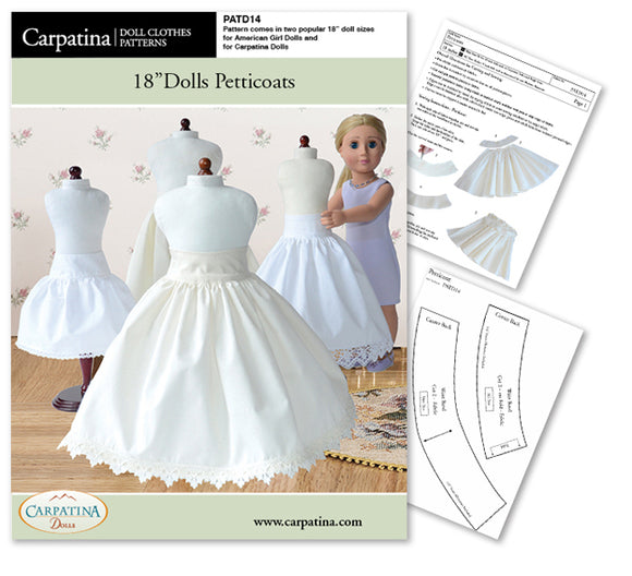 Dolls Petticoats - Multi-Sized Pattern PDF or Print