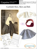 Garibaldi Blouse, Skirt and Belt - Multi-Sized Pattern PDF or Print