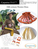 1750s Peonies Dress - Multi-Sized Pattern PDF or Print