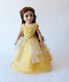 Yellow Chiffon and Satin