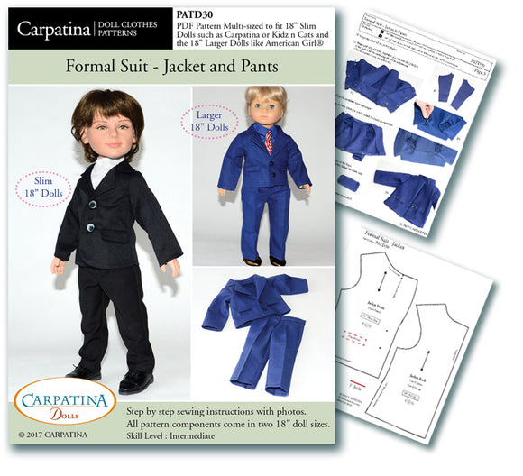 Formal Suit - Multi-Sized Pattern PDF or Print