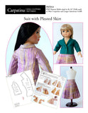 Suit with Pleated Skirt - Multi-Sized Pattern PDF or Print