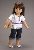Silver Shoes fit American Girl Dolls
