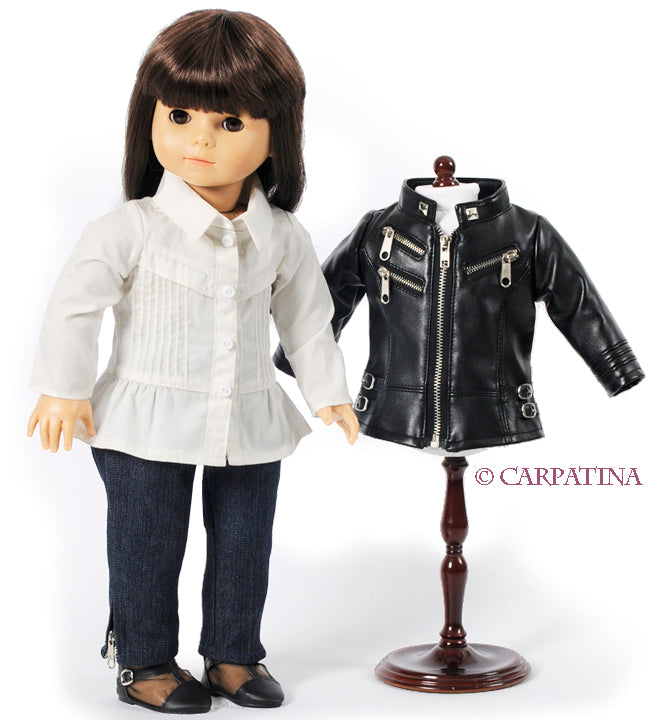 Outfit American Girl Doll Jackets Dress Along Dolly Piece Pink