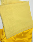 Yellow Chiffon and Satin