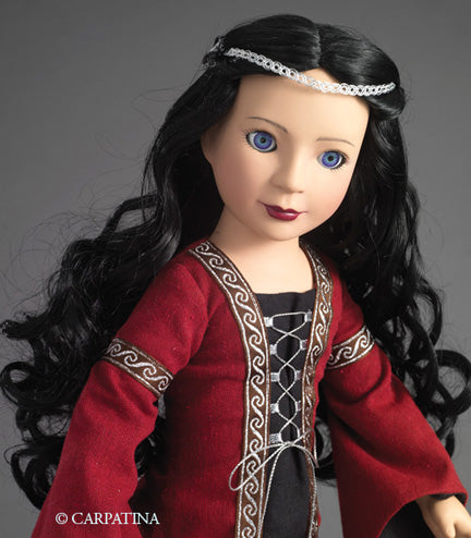 Carpatina Qing Dynasty Court Robe - 18" Doll Clothes, Fit Carpatina & Most 18 Inch Girl Dolls
