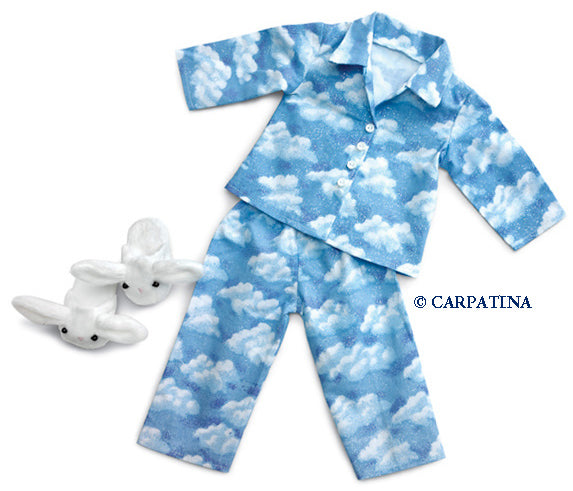 Snuggle Bunny PJ  fits American Girl Dolls